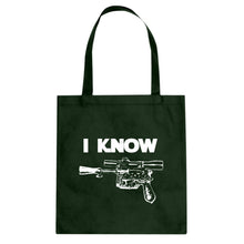 Tote I Know Canvas Tote Bag
