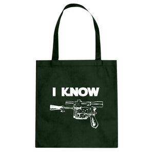 Tote I Know Canvas Tote Bag
