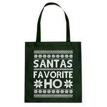 Tote Santas Favorite Ho Canvas Tote Bag