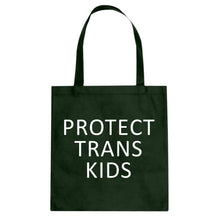 Protect Trans Kids Cotton Canvas Tote Bag