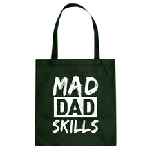 Mad Dad Skills Cotton Canvas Tote Bag