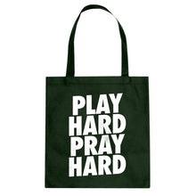 Tote Play Hard Pray Hard Canvas Tote Bag