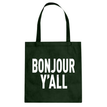 Tote Bonjour Yall Canvas Tote Bag
