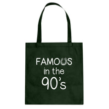 Famous in the 90s Cotton Canvas Tote Bag