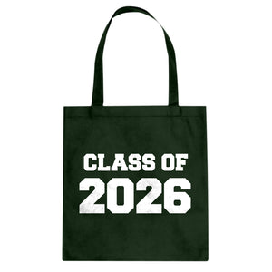 Class of 2026 Cotton Canvas Tote Bag