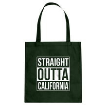 Straight Outta California Cotton Canvas Tote Bag