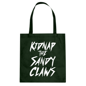 Kidnap the Sandy Claws Cotton Canvas Tote Bag