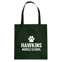 Hawkins Middle School Cotton Canvas Tote Bag