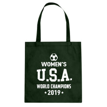World Soccer Champs 2019 Cotton Canvas Tote Bag