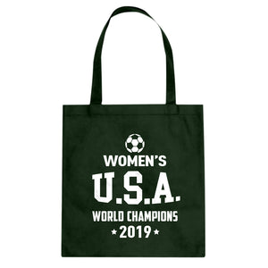 World Soccer Champs 2019 Cotton Canvas Tote Bag