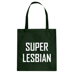 Super Lesbian Cotton Canvas Tote Bag