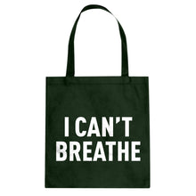 I Can't Breathe Cotton Canvas Tote Bag