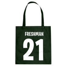 Freshman 21 Cotton Canvas Tote Bag