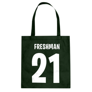Freshman 21 Cotton Canvas Tote Bag