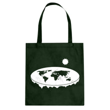 Tote Flat Earth Canvas Tote Bag