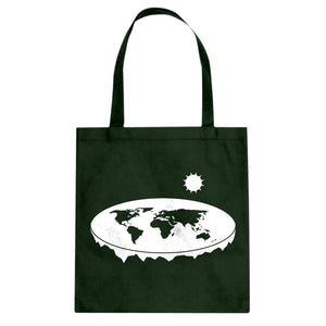 Tote Flat Earth Canvas Tote Bag