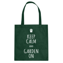 Tote Keep Calm and Garden On Canvas Tote Bag