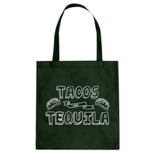 Tote Tacos and Tequila Canvas Tote Bag