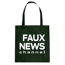 Tote Faux News Canvas Tote Bag
