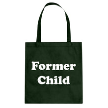 Former Child Cotton Canvas Tote Bag