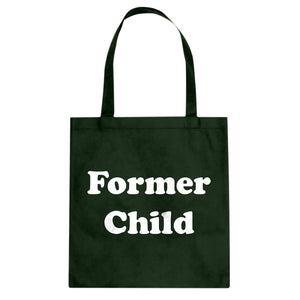 Former Child Cotton Canvas Tote Bag