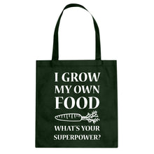 Tote I Grow My Own Food Canvas Tote Bag
