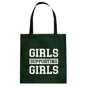Girls Supporting Girls Cotton Canvas Tote Bag