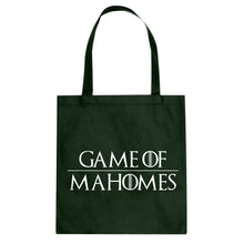 Game of Mahomes Cotton Canvas Tote Bag