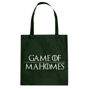 Game of Mahomes Cotton Canvas Tote Bag