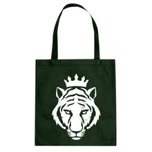 King Tiger Cotton Canvas Tote Bag