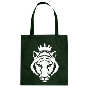 King Tiger Cotton Canvas Tote Bag