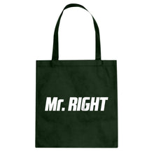 Tote Mr. Right Canvas Tote Bag