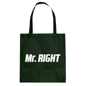 Tote Mr. Right Canvas Tote Bag