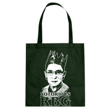 Notorious RBG Ruth Bader Ginsberg Cotton Canvas Tote Bag
