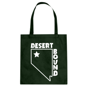 Desert Bound Nevada Cotton Canvas Tote Bag