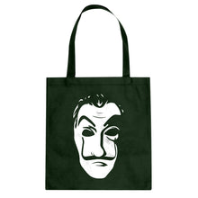Salvador Dali Face Heist Mask Cotton Canvas Tote Bag