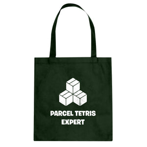 Parcel Tetris Expert Cotton Canvas Tote Bag