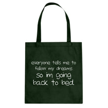 Tote Back to Bed Canvas Tote Bag