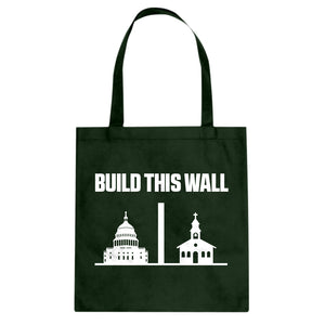 Build This Wall Cotton Canvas Tote Bag