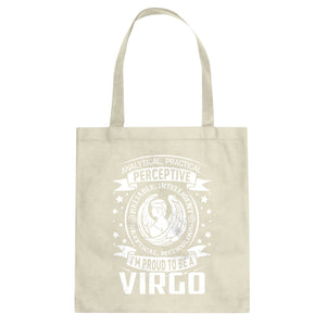 Tote Virgo Astrology Zodiac Sign Canvas Tote Bag