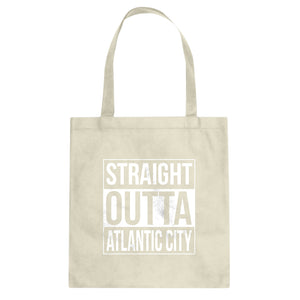 Straight Outta Atlantic City Cotton Canvas Tote Bag