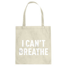 I Can't Breathe Cotton Canvas Tote Bag