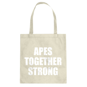 APES TOGETHER STRONG Cotton Canvas Tote Bag