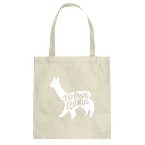 Tote No Prob llama Canvas Tote Bag