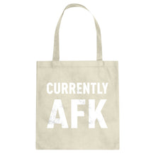 Currently AFK Cotton Canvas Tote Bag
