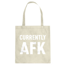 Currently AFK Cotton Canvas Tote Bag