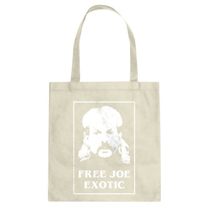 Free Joe Exotic Cotton Canvas Tote Bag