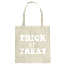 Trick or Treat Cotton Canvas Tote Bag