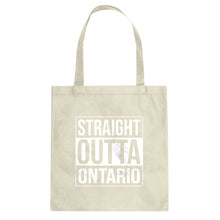 Straight Outta Ontario Cotton Canvas Tote Bag