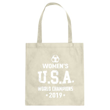 World Soccer Champs 2019 Cotton Canvas Tote Bag